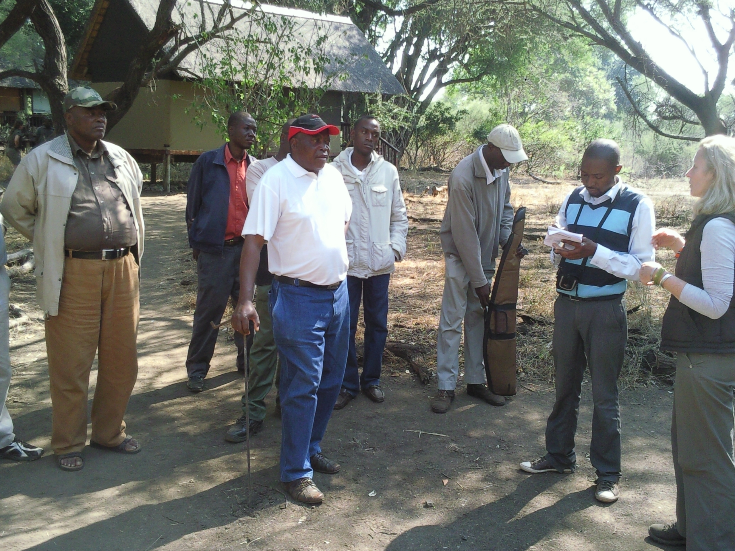 Exco Visit at Makuleke Eco-Training in 2011